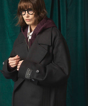 Super140s Prime-Over Melton Double Breasted Coat