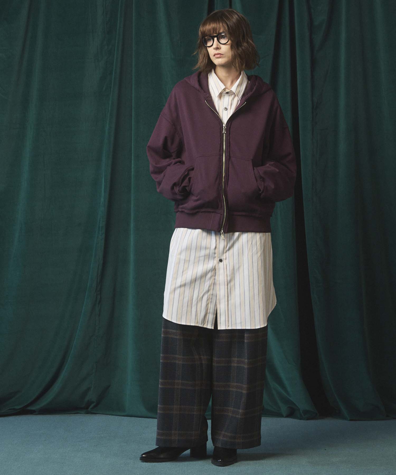 [Sales open at 12:00 on Saturday, September 13th] [Italian Dead Stock Fabric] Prime-Over Maxi Shirts Coat