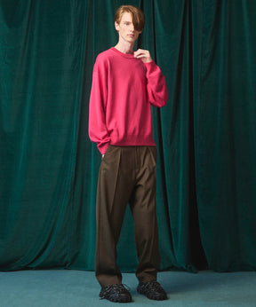 [25AW PRE-ORDER] Cashfeel Extra Fine Merino Wool Prime-Over Crew Neck Knit Pullover