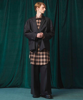 [Sales open at 12:00 on Saturday, September 13th] [Italian Dead Stock Fabric] Prime-Over Maxi Shirts Coat