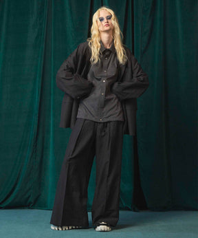 Prime-Over Curved Curve switching Regular Collar Shirt (Copy)