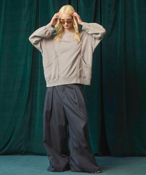 Prime-Over Crew Neck Long Sleeve Waffle T-Shirt