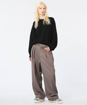 [25AW PRE-ORDER] Cashfeel Extra Fine Merino Wool Prime-Over Crew Neck Knit Pullover