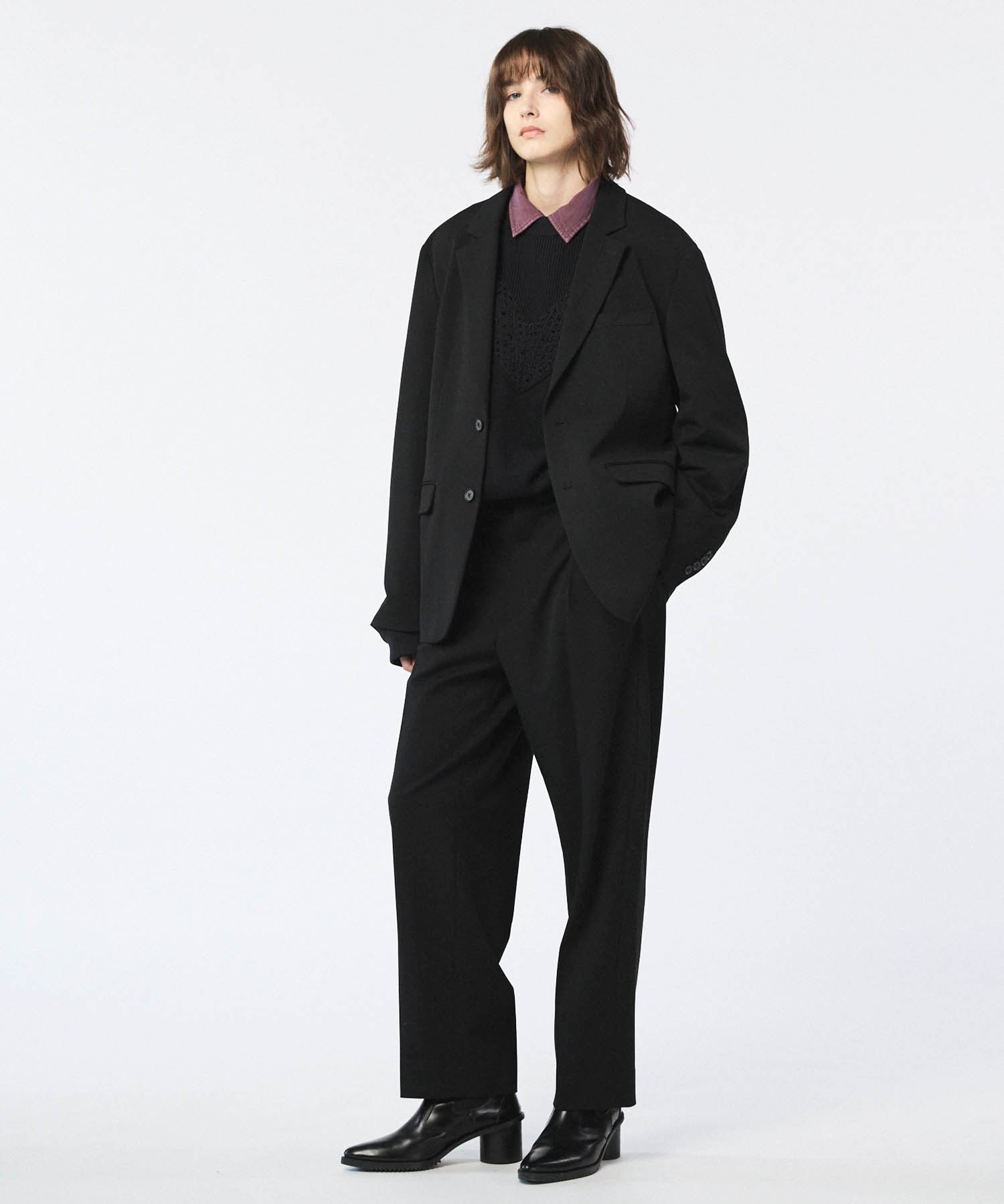 Wool Like Regular-Over Set Up