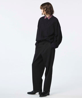 Gradation Short Length Prime-Over V-Neck Knit Pullover