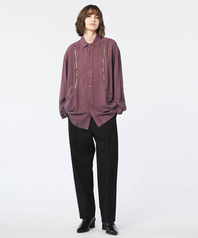 [25AW PRE-ORDER] Prime-Over Curved Zip Regular Collar Shirt