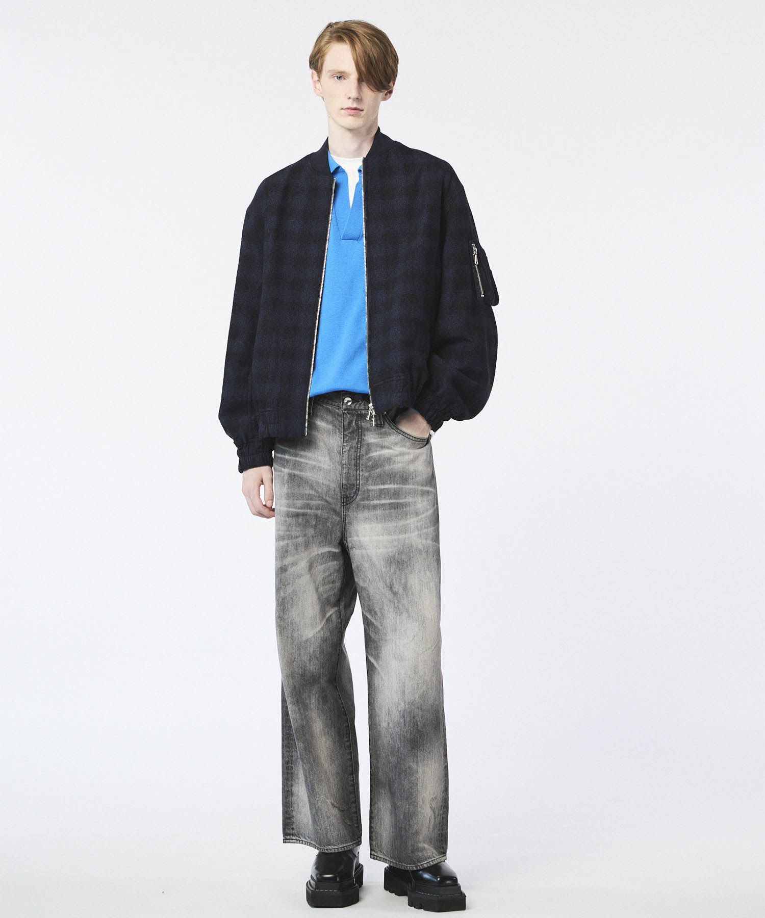 10.5oz Straight Denim Pants