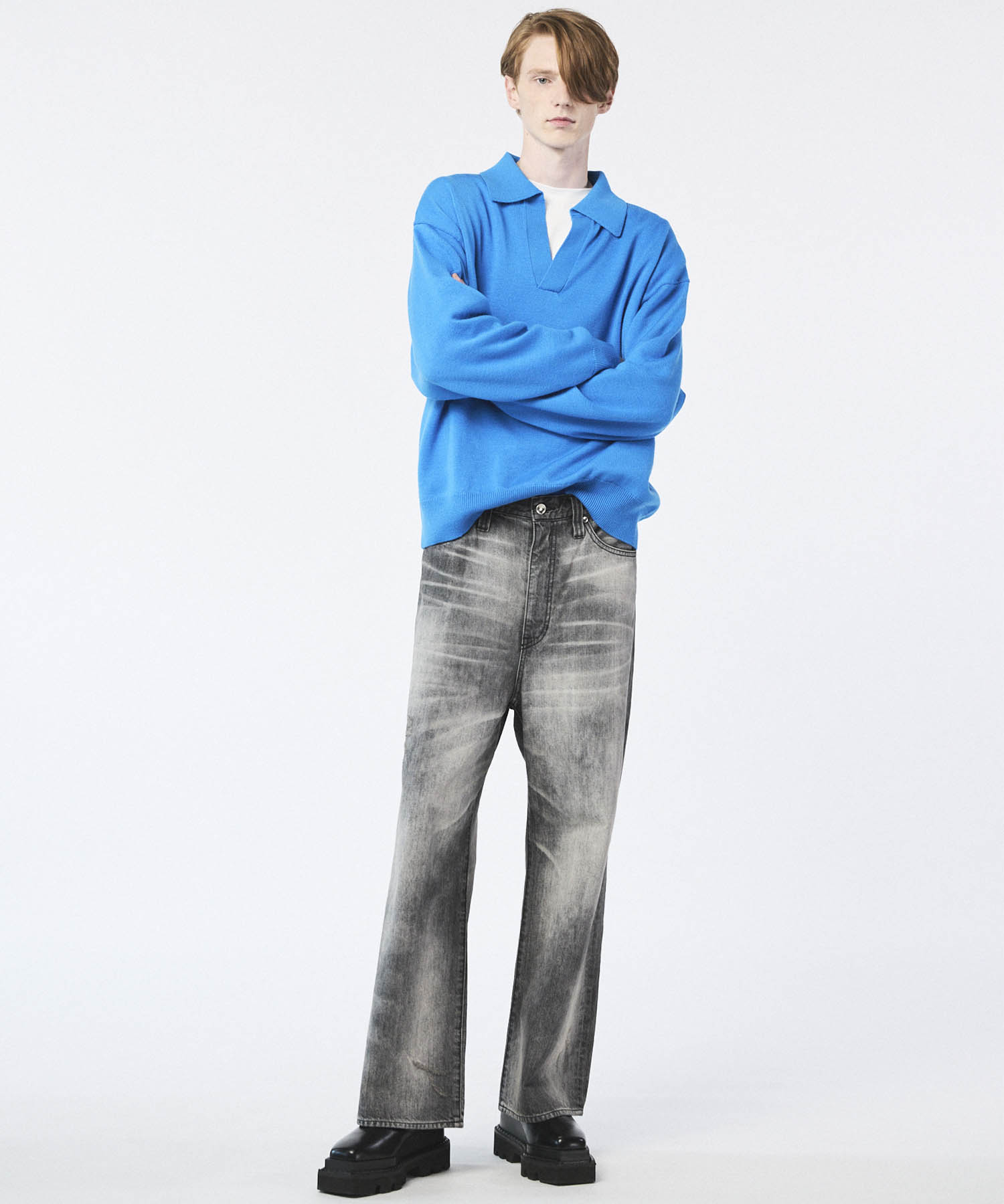 10.5oz Straight Denim Pants