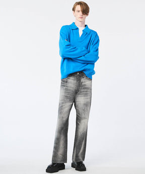 10.5oz Straight Denim Pants