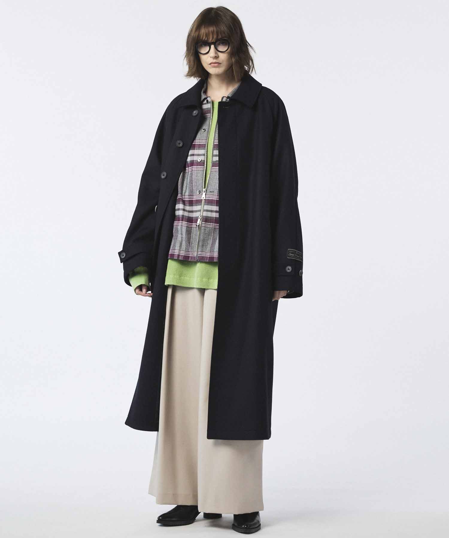 4 Colors Chambray Washable Wool Baggy Wide Pants