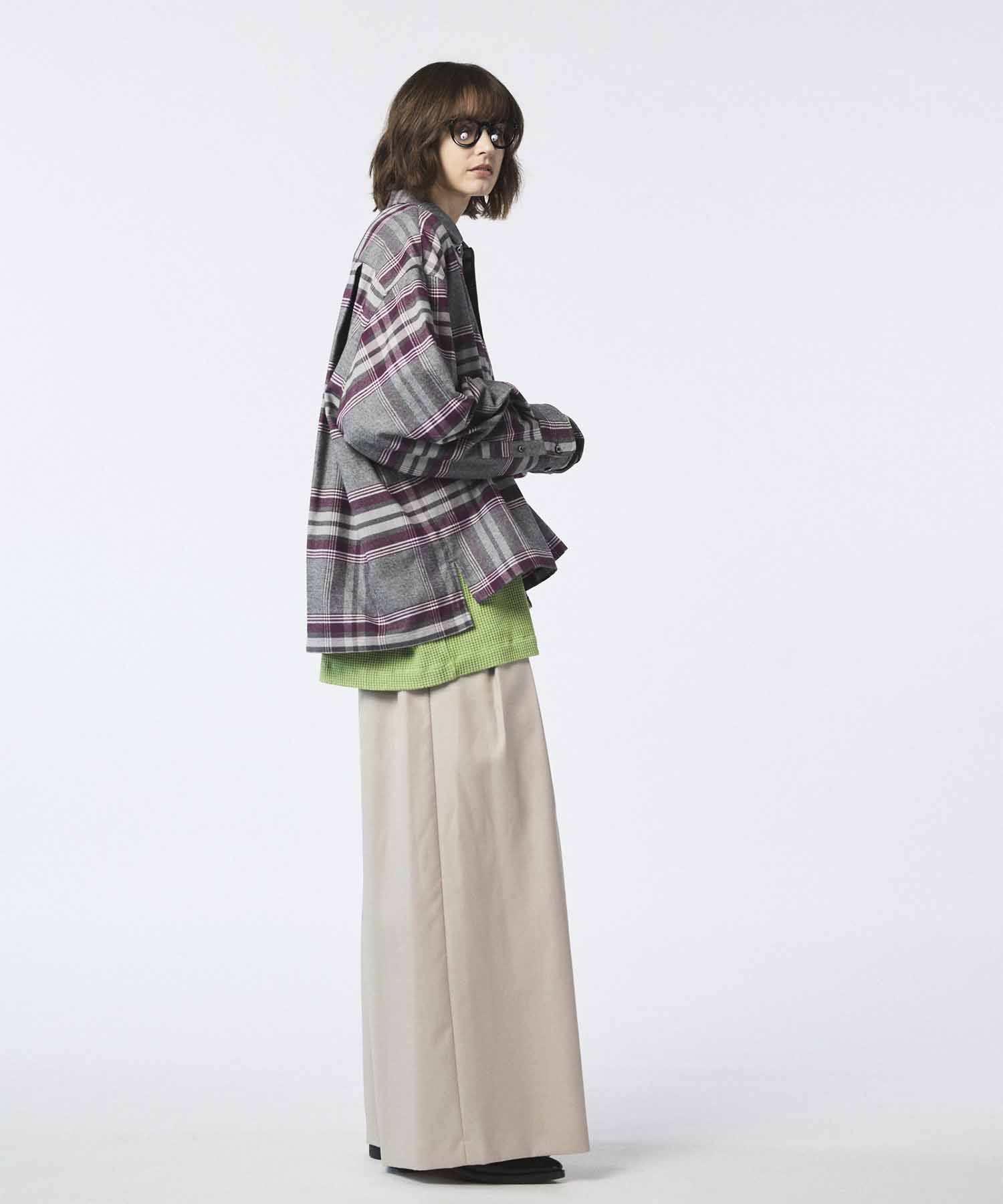 [Sales open at 12:00 on Saturday, September 13th] [Italian Dead Stock Fabric] Prime-Over 2way Zip Shirts