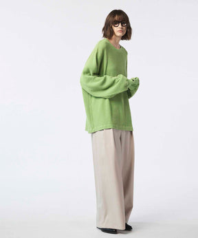 Prime-Over Crew Neck Long Sleeve Waffle T-Shirt