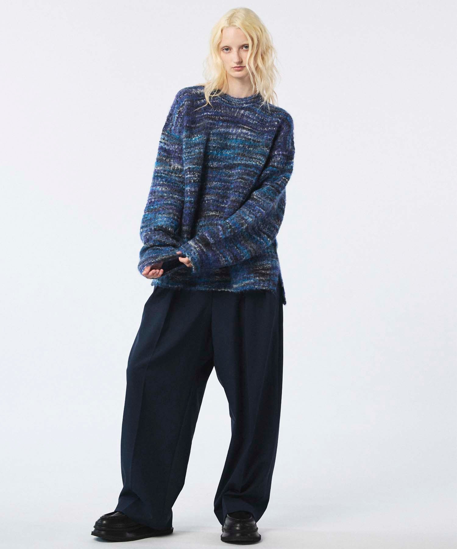[25AW PRE-ORDER] Italian Imported Yarn Prime-Over Crew Neck Pullover Knit