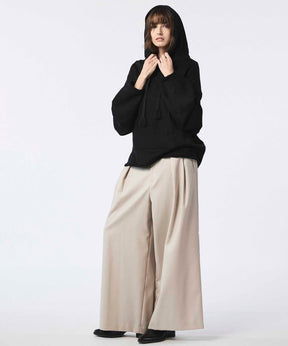 4 Colors Chambray Washable Wool Baggy Wide Pants