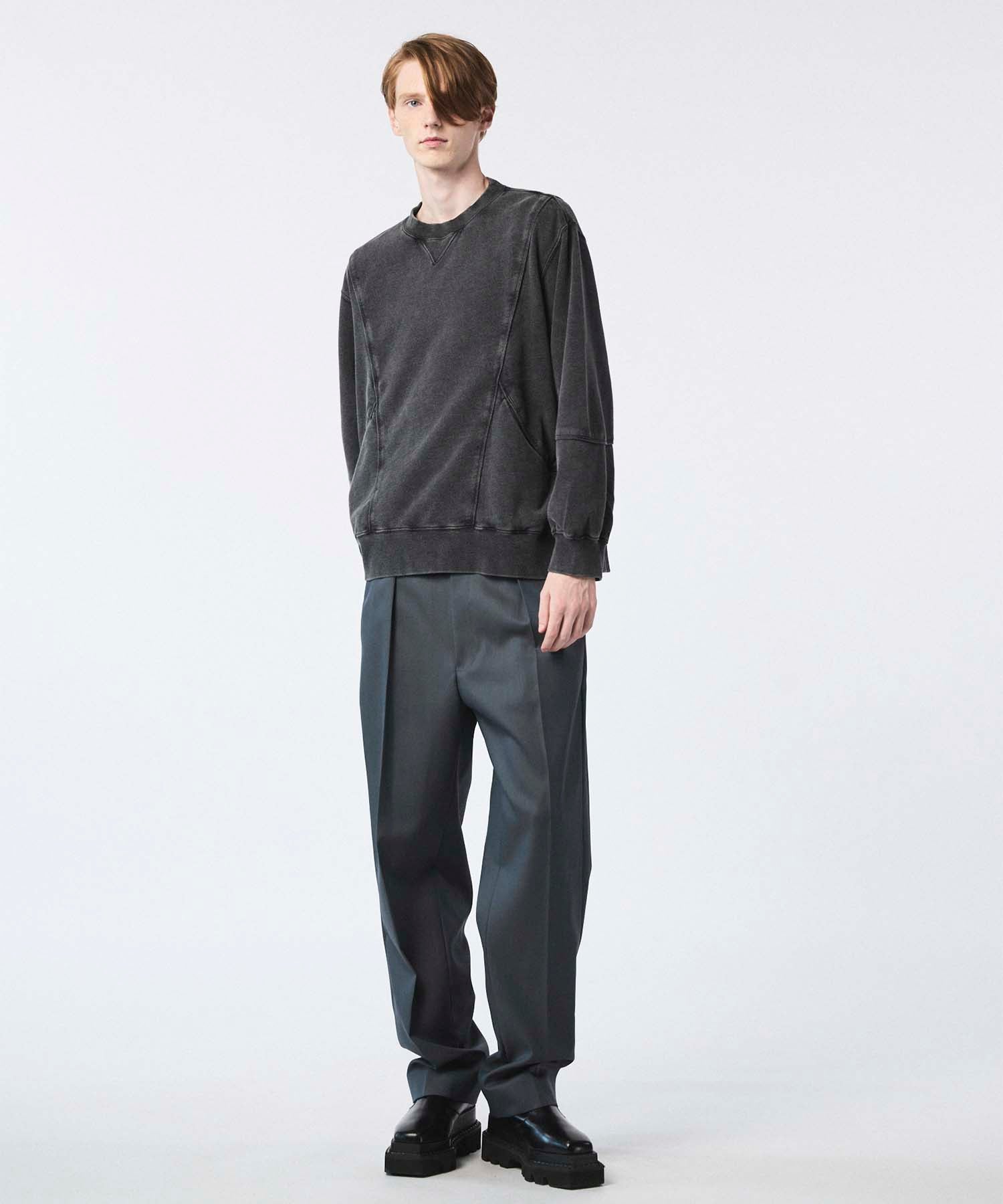 Prime-Over Crew Neck Long Sleeve Waffle T-Shirt