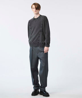 Prime-Over Crew Neck Long Sleeve Waffle T-Shirt