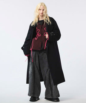 等级短长度超过V领针织套头衫