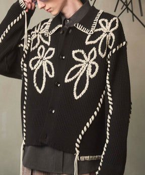 等级短长度超过V领针织套头衫