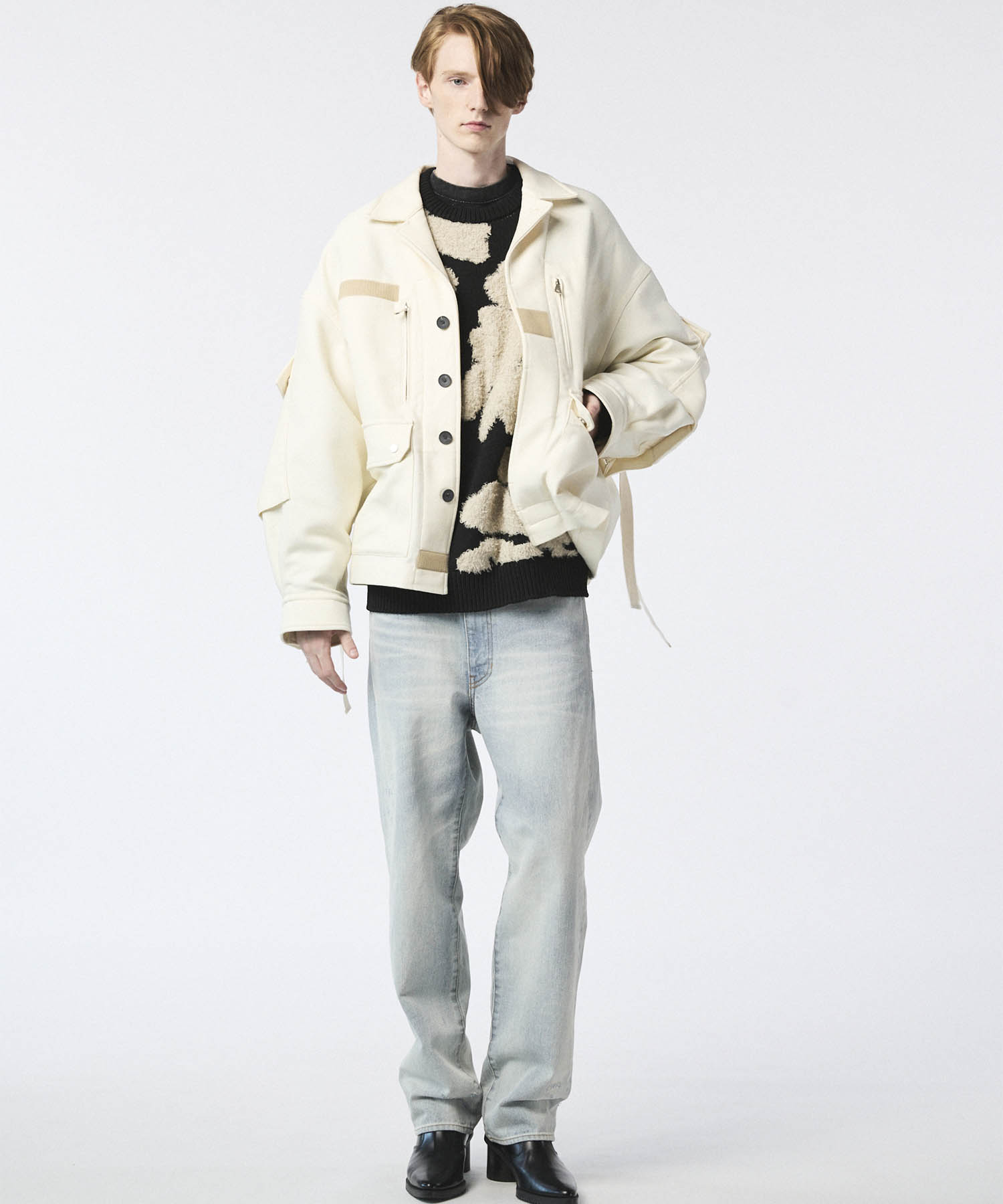 10.5oz Straight Denim Pants