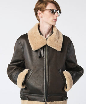 B-3 Fake Mouton Jacket