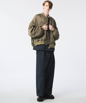 [25AW PRE-ORDER] Prime-Over Vintage Like Nylon MA-1 Bomber Jacket
