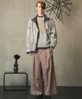 Prime-Over Denim Switching Blouson