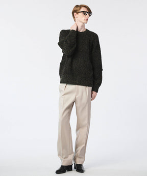 Gradation Short Length Prime-Over V-Neck Knit Pullover