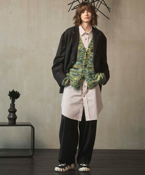 [Sales open at 12:00 on Saturday, September 13th] [Italian Dead Stock Fabric] Prime-Over Maxi Shirts Coat