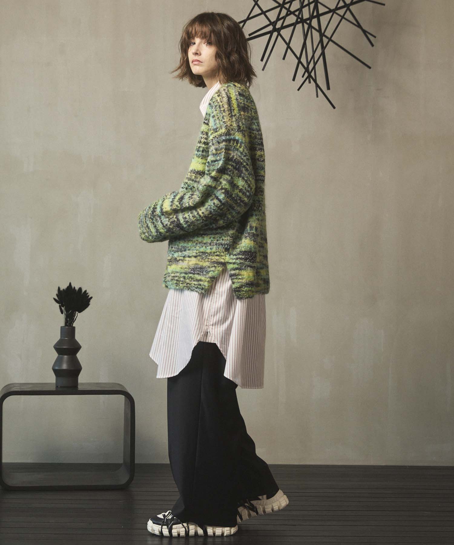 [25AW PRE-ORDER] Italian Imported Yarn Prime-Over Crew Neck Pullover Knit