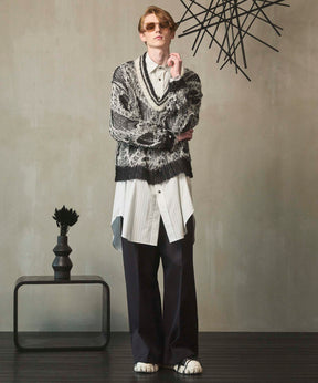 [Sales open at 12:00 on Saturday, September 13th] [Italian Dead Stock Fabric] Prime-Over Maxi Shirts Coat