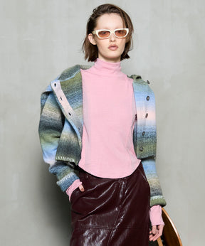 [25周期预订]天使羊毛高领顶部