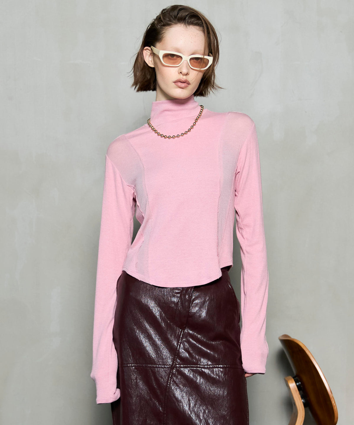 Angel Wool Turtleneck Tops