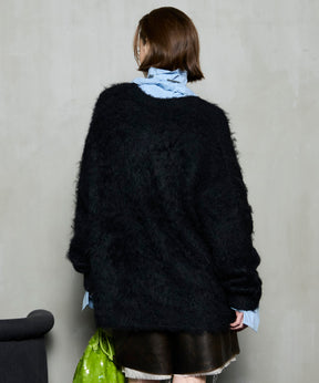 [25winter preoder] Long Shaggy V-Neck 니트