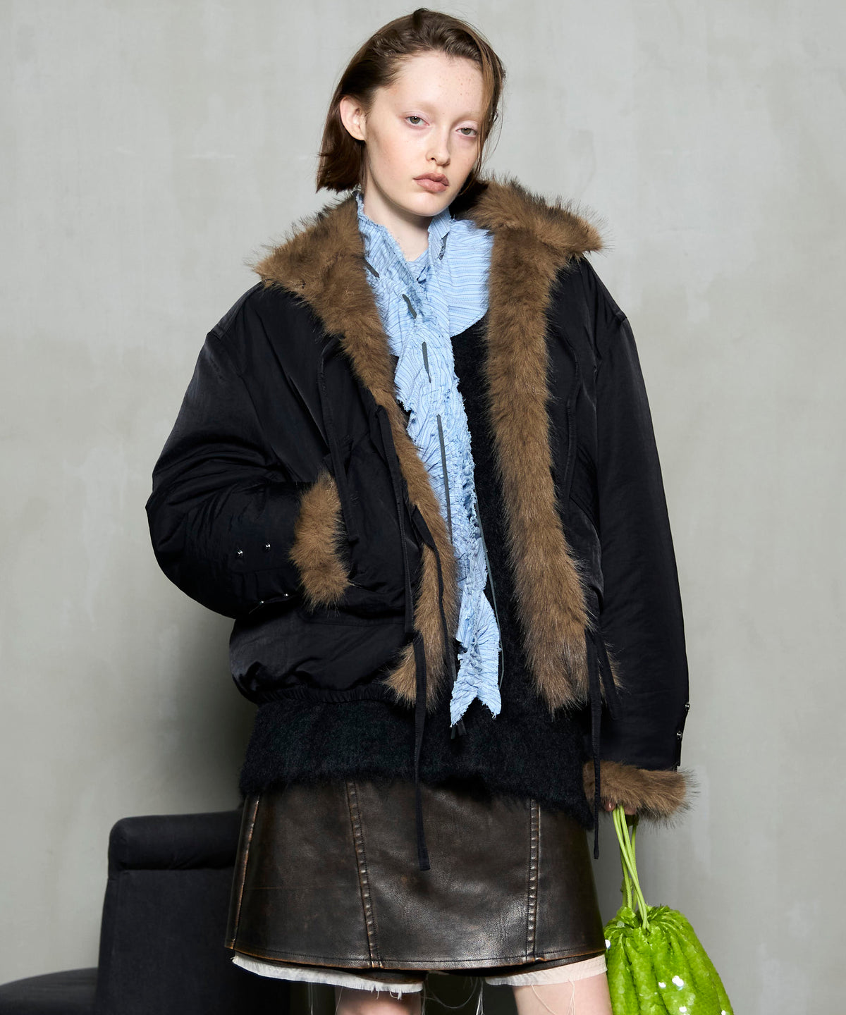 Reversible Fur Blouson
