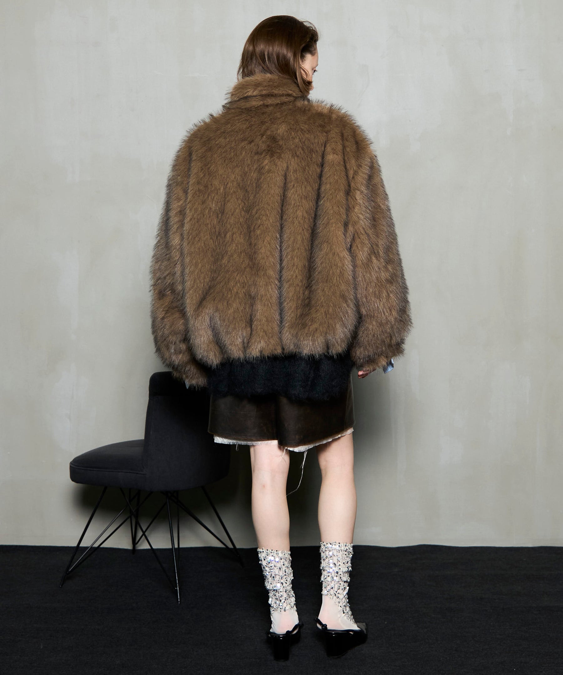 [25WINTER PRE-ORDER] Reversible Fur Blouson