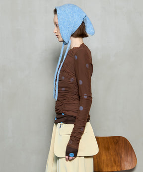 Sheer Dot Layered Tops