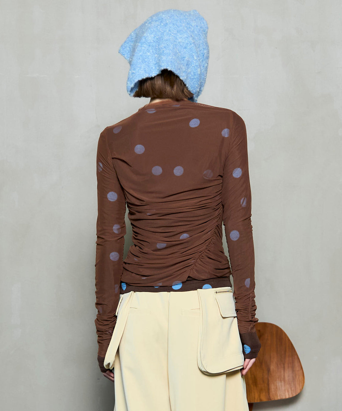 Sheer Dot Layered Tops