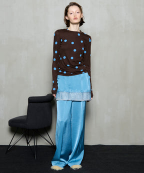 Sheer Dot Layered Tops