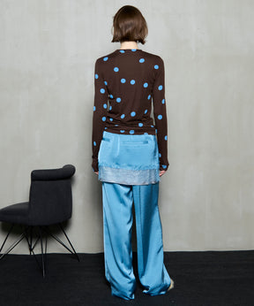 Sheer Dot Layered Tops