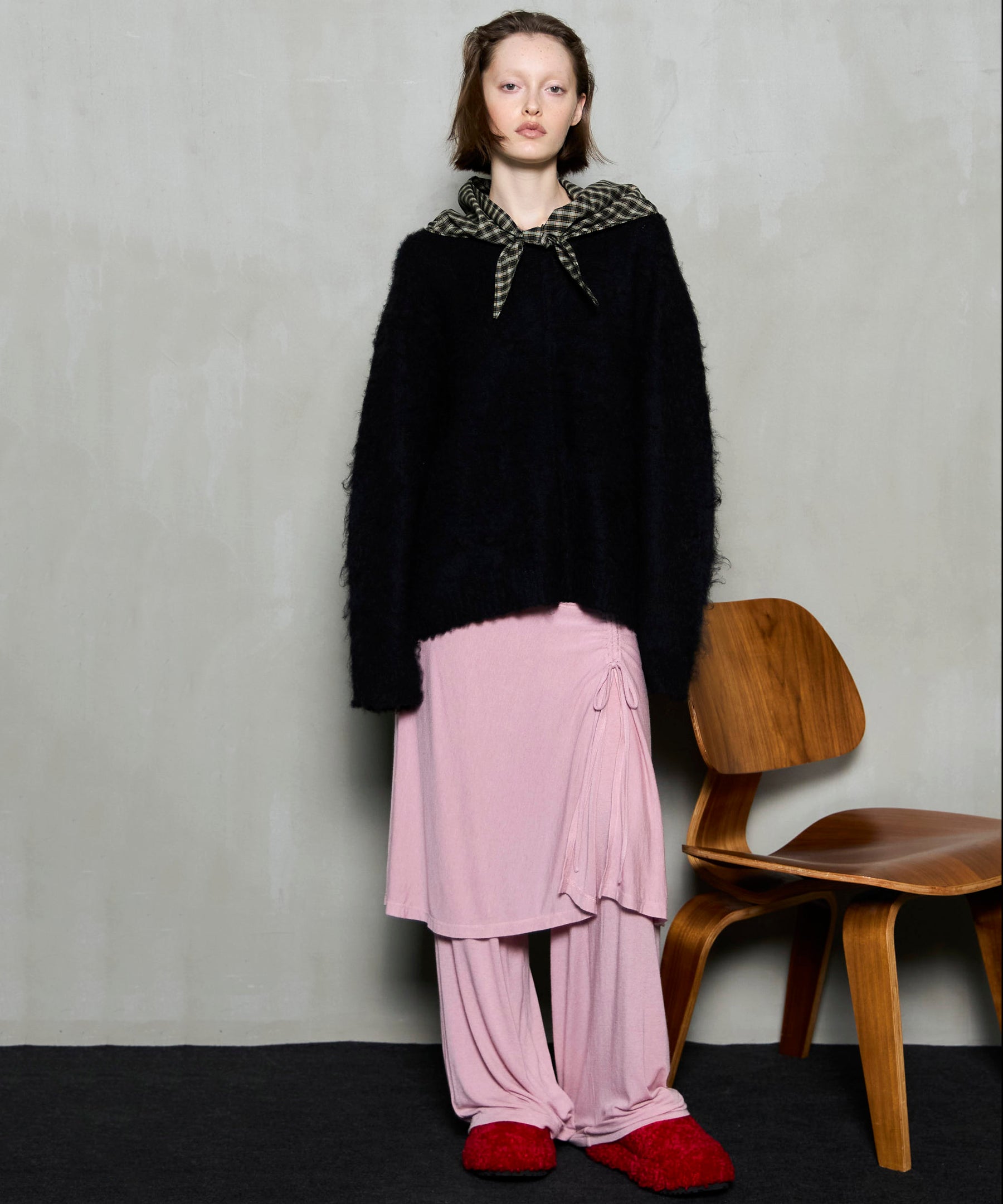 [25winter preoder] 앵글 울 스커트 바지