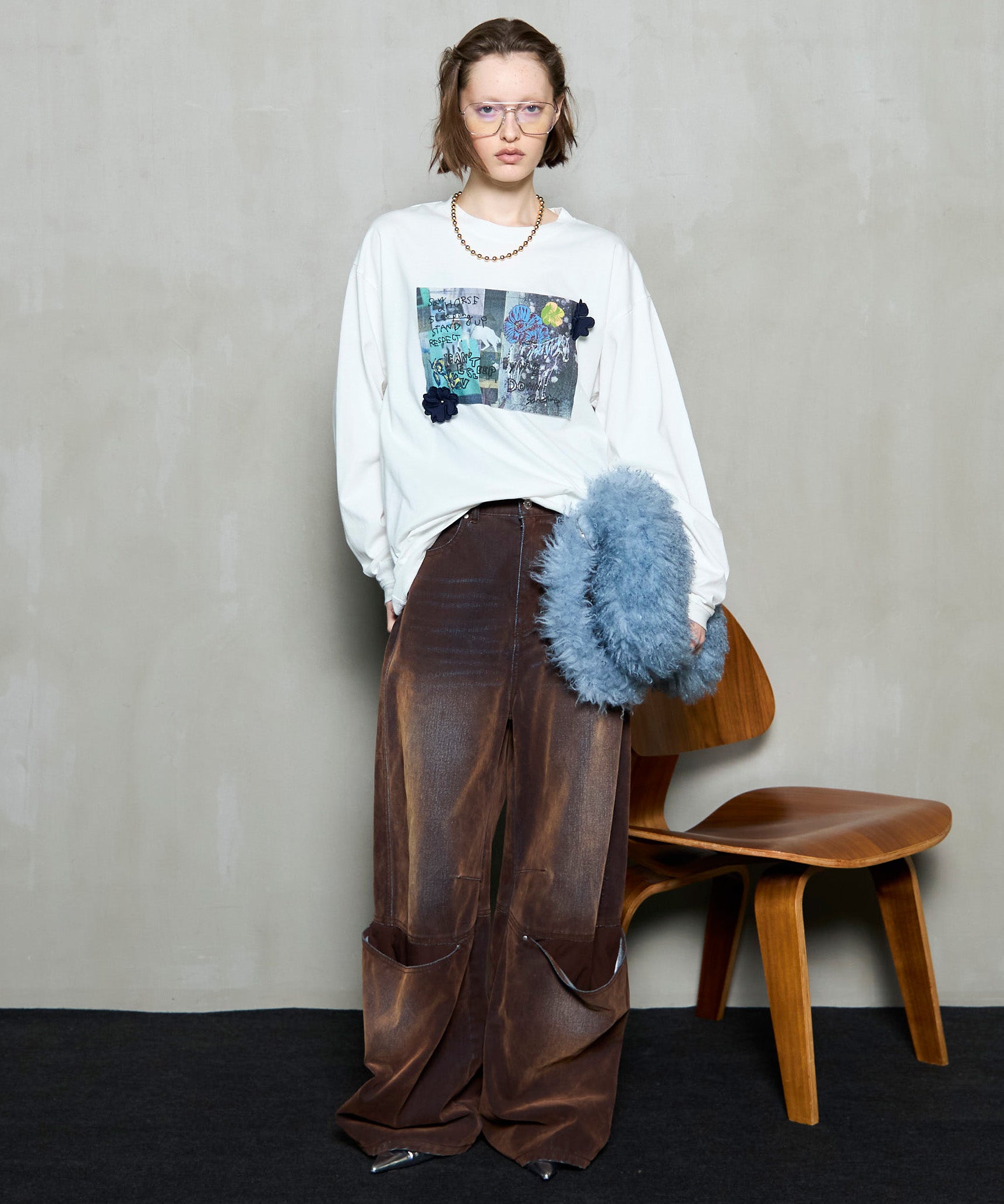 Garden Flower Photo Print Long Sleeve Tee