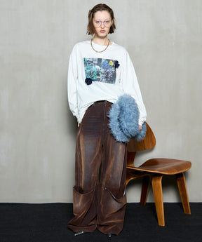 Garden Flower Photo Print Long Sleeve Tee