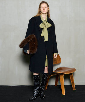 [25WINTER PRE-ORDER] Pile Melton Chester Coat