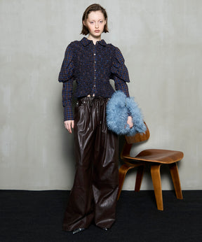 【25AUTUMN PRE-ORDER】Puff Sleeves Shirring Shirt