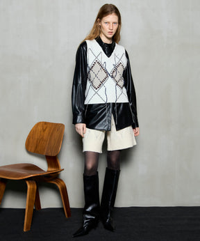 [25WINTER PRE-ORDER] Cable Knit Shorts