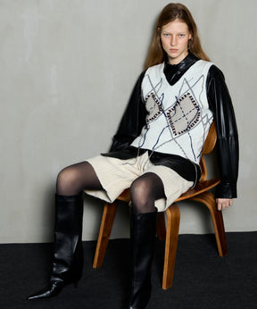 [25WINTER PRE-ORDER] Cable Knit Shorts