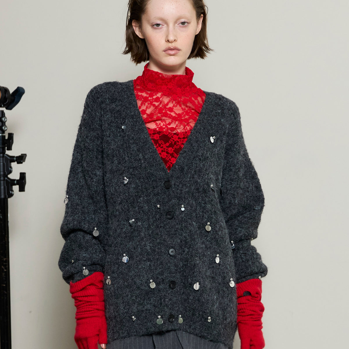 Spangle Knit Cardigan