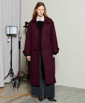 [25WINTER PRE-ORDER] 2way Stand Collar Coat