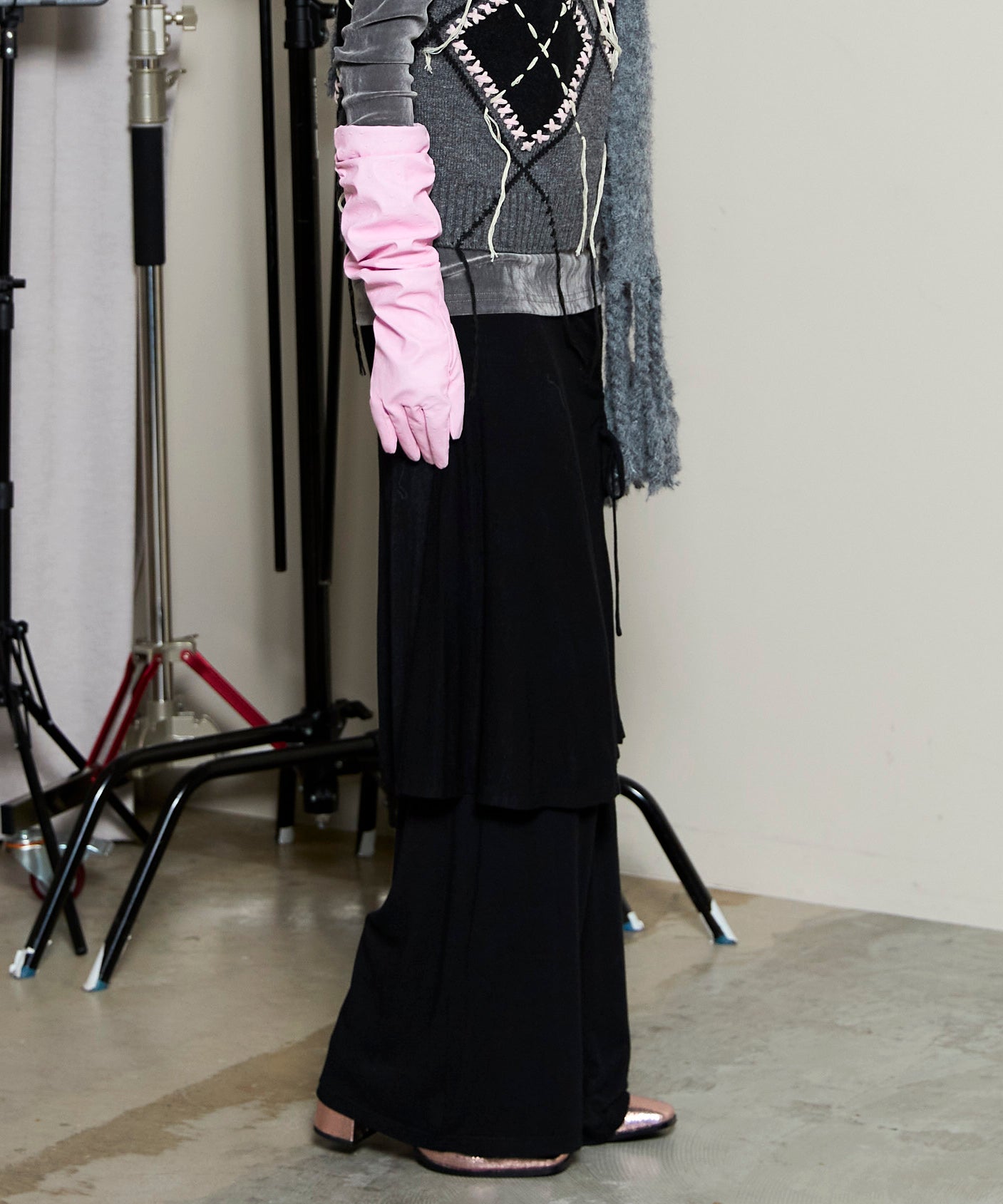 [25winter preoder] 앵글 울 스커트 바지