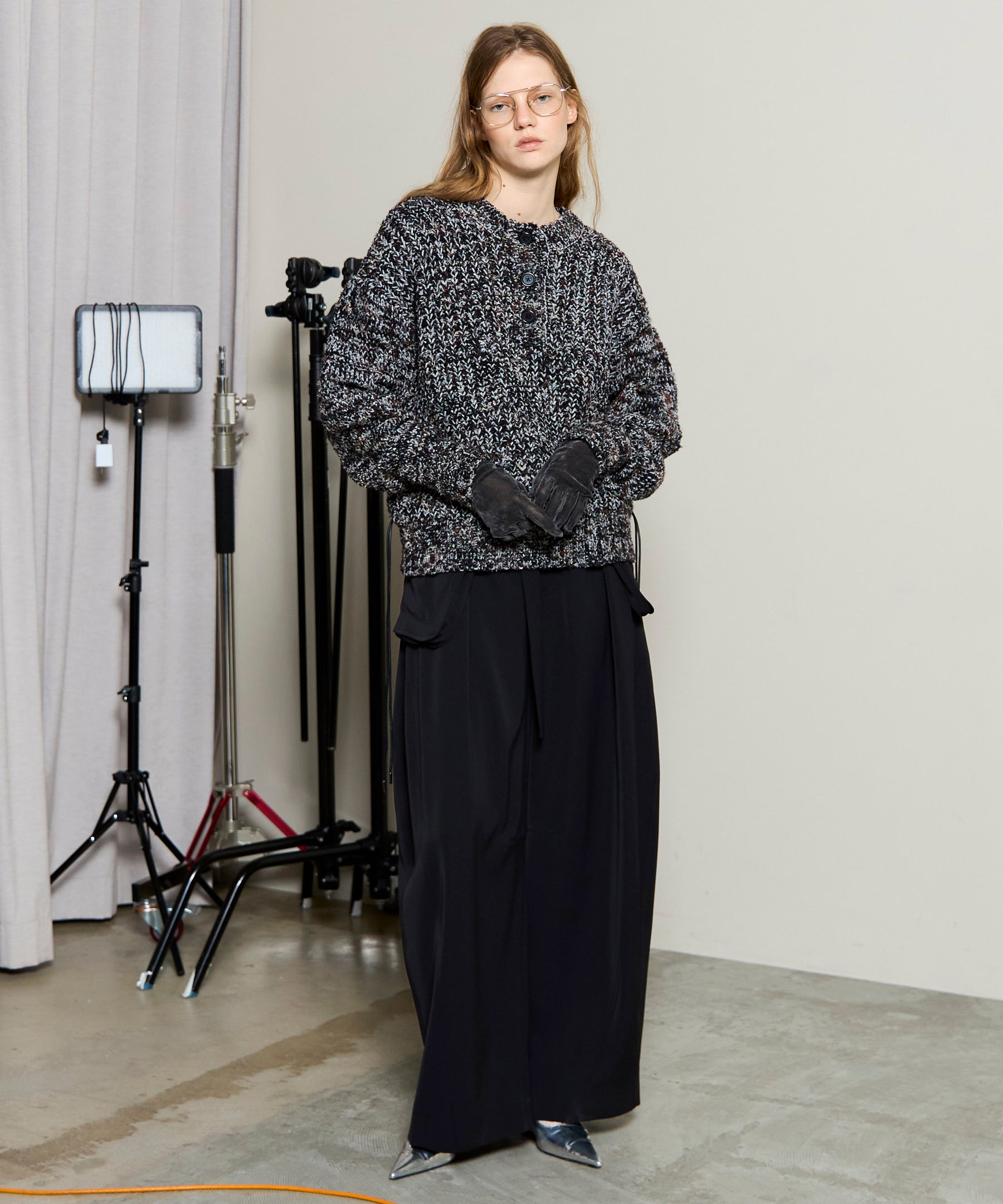 [25WINTER PRE-ORDER] Pocket Belt Double Cross Pants